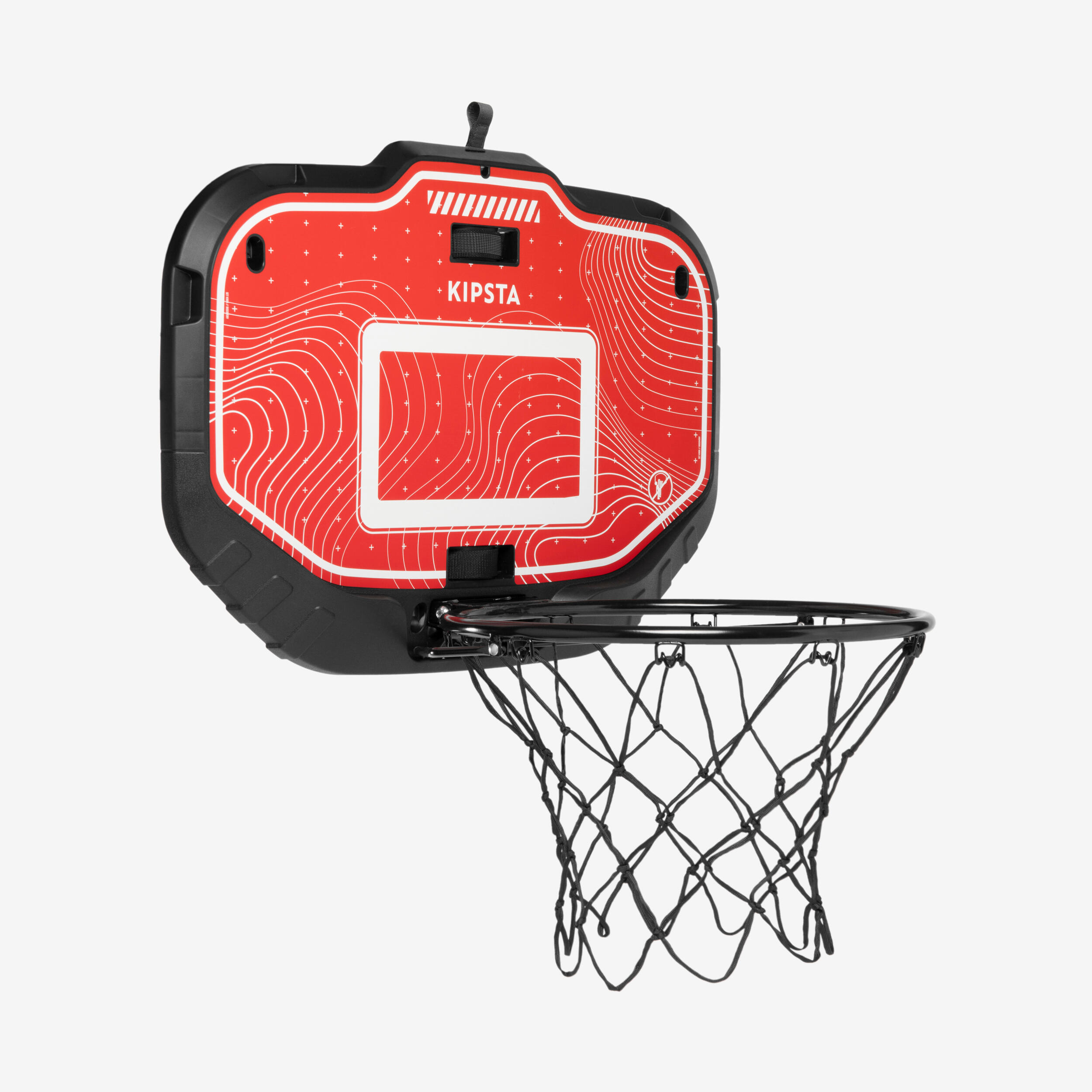 Canasta de básquetbol transportable de pared roja K900